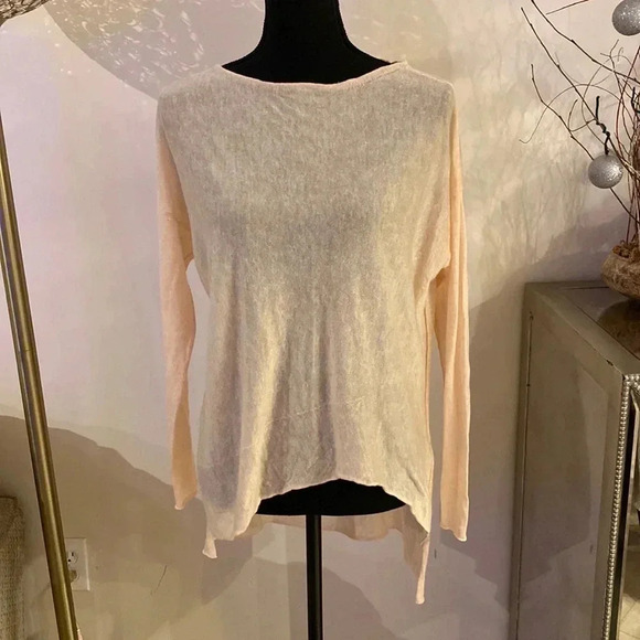 Eileen Fisher peach 🍑 sweater size M - Picture 1 of 6